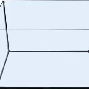 Glazen aquarium zwarte kit 30 x 20 x 20 cm – zonder bovenkap - Afbeelding 4