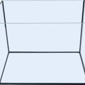 Glazen aquarium zwarte kit 35 x 23 x 26 cm – zonder bovenkap - Afbeelding 4