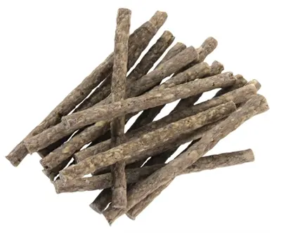 Petsnack Munchy naturel buffelhuid 5 inch (12,5 cm) – 100 stuks