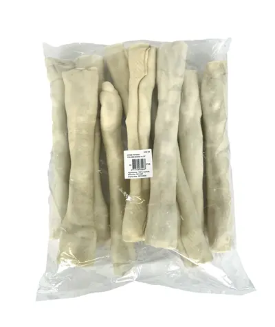 Petsnack loempia hondensnack 14-15 inch (35,5-38 cm) – buffelhuid, 10 stuks - Afbeelding 4