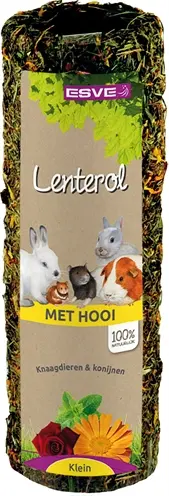 Esve Lenterol Small 20 cm – speelrol met hooi, bloemen en kruiden
