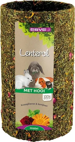 ESVE Lenterol medium 25 cm – speelrol met hooi, bloemen en kruiden