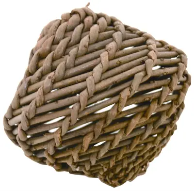 Happy Pet speelbal wilg L 14 cm – geweven wilgentakken