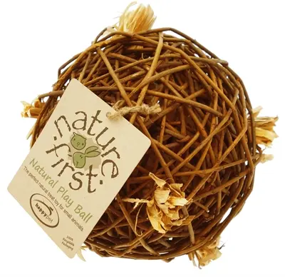 Nature First speelbal wilg 17 cm – geweven wilgentakken