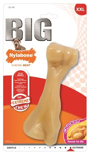 Nylabone Power Chew kauwspeelgoed kipsmaak – harde bijters vanaf 23 kg
