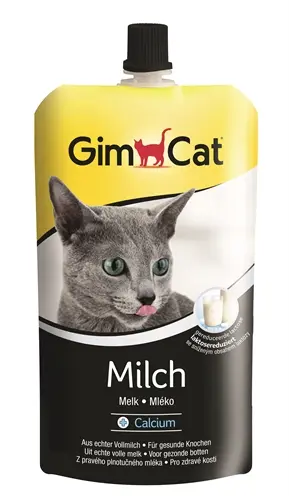 Gimcat kattenmelk 200 ml – pouch, calciumrijk