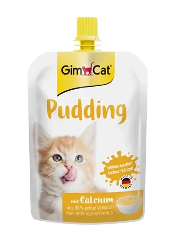 GimCat pudding pouch kattensnack 150 g – lactosearm