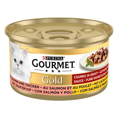 Gourmet Gold kattenvoer fijne hapjes zalm en kip 24 x 85 g - Afbeelding 5
