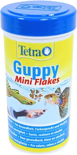 Tetra guppy visvoer vlokken 100 ml – natuurlijke kleurversterkers