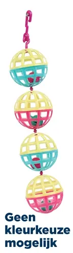 Happy Pet vogelspeelgoed Fun At The Fair Multi Ball Toy 20 x 4 x 4 cm
