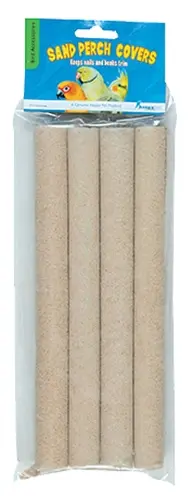 Happy Pet Sand Perch Covers zitstokhoezen 24 x 2,5 cm – 4 stuks vogelzand
