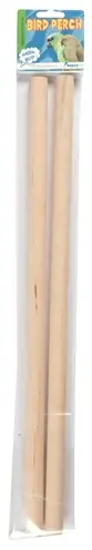 Happy Pet vogelzitstokken antislip 48,5 x 2 x 2 cm – set van 2