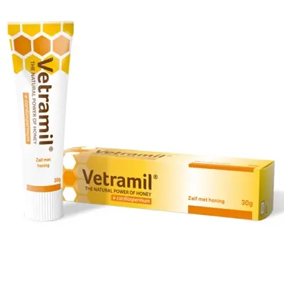 Vetramil honingzalf met Cardiospermum 30 g – voor dieren met wondjes