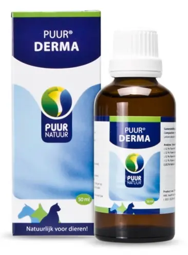 Puur Natuur Derma jeuk druppels 50 ml – aloë vera, voor hond en kat
