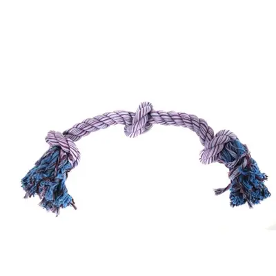 Happy Pet Flossin Fun 3 knoop flostouw 35 cm – assorti - Afbeelding 7