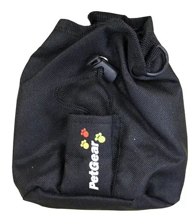 Petgear beloningszakje zwart – treat bag voor training - Afbeelding 4