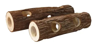 Happy Pet Nature First houten speeltunnel S 17 cm voor hamster en muis - Afbeelding 2