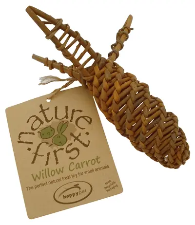 Nature First knaagspeelgoed wortel van wilg 17 x 10 x 4,5 cm – gevlochten
