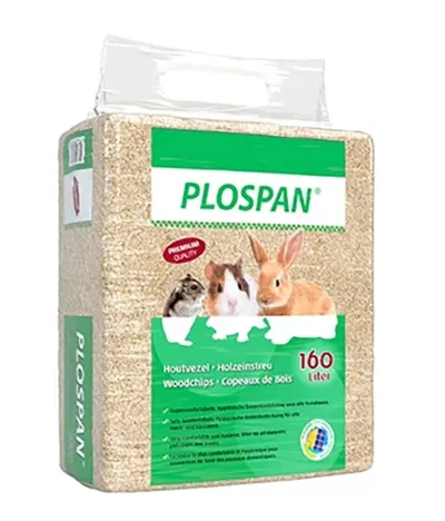 Plospan houtvezel 10 kg (160 liter) – stofarme bedding