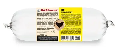 Barfmenu kip hondenvoer 500 g – glutenvrij