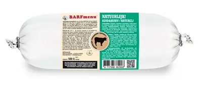 Barfmenu natuurlijk hondenvoer 500 g – glutenvrij