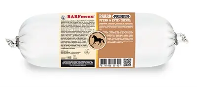 Barfmenu paard premium hondenvoer 1000 g – glutenvrij