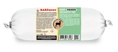 Barfmenu hert premium hondenvoer 1000 g – glutenvrij