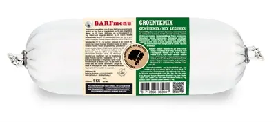 Barfmenu groentemix hondenvoer 1000 g – glutenvrij, los of als aanvulling