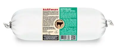 Barfmenu kattenvoer rund en kip 250 g – glutenvrij, vers rauw vlees
