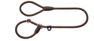 Hunter retrieverlijn Freestyle met stop bruin 170 x 1 cm