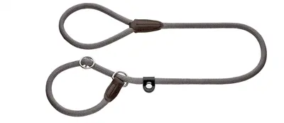 Hunter retrieverlijn Freestyle met stop grijs 170 x 1 cm