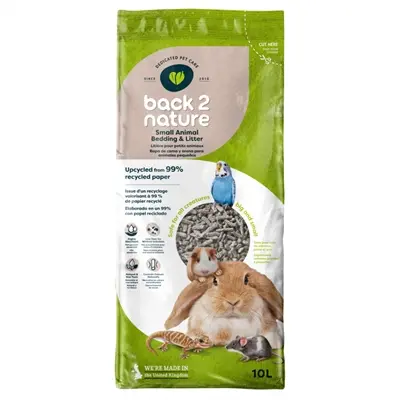 Back-2-Nature bodembedekking gerecycled 10 liter – voor knaagdieren