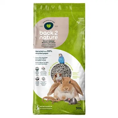 Back-2-Nature bodembedekking gerecycled 30 liter – voor knaagdieren
