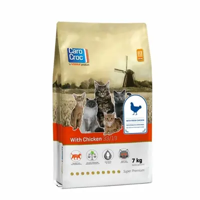 Carocroc kattenvoer Kip 7 kg – 38% gevogelte, licht verteerbaar