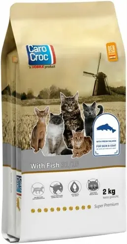 Carocroc kattenvoer Vis 2 kg – licht verteerbaar