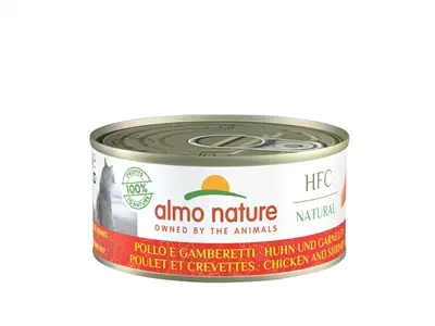 Almo Nature Cat natvoer kip en garnaal 24 x 70 g - Afbeelding 4