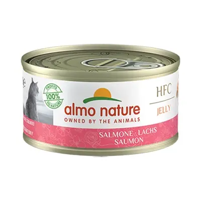 Almo Nature Cat natvoer zalm jelly 24 x 70 g - Afbeelding 4