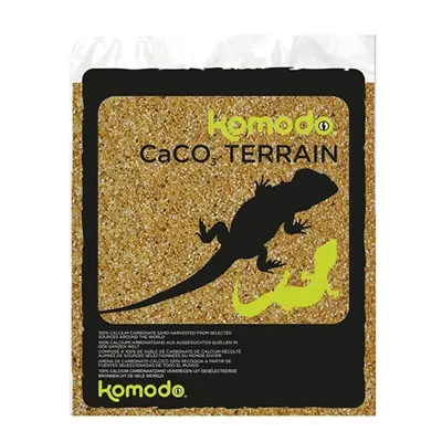 Komodo Caco zand caramel 4 kg – terrariumzand van calciumcarbonaat