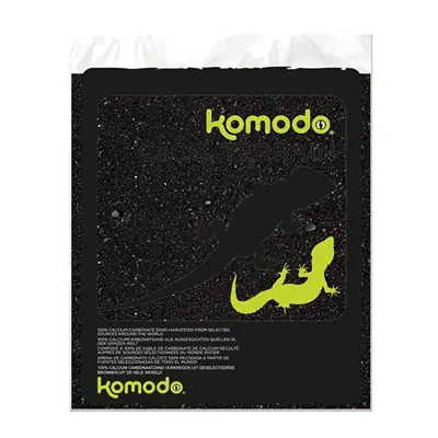 Komodo Caco zand zwart 4 kg – terrariumzand van calciumcarbonaat