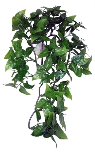 Komodo Philodendron hangplant 30 cm – kunstplant voor terrarium