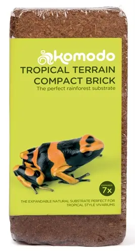 Komodo Tropical Terrain compact blok medium – bodem voor regenwoudterrarium