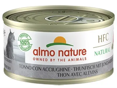 Almo Nature Cat natvoer tonijn en jonge witvis 24 x 70 g - Afbeelding 4