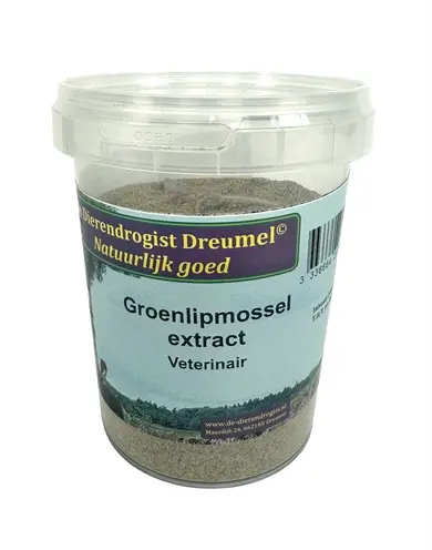 Dierendrogist groenlipmossel extract 200 g – voor gewrichten hond en kat