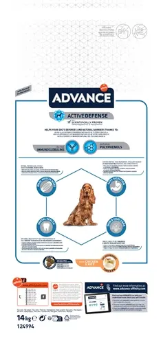 Advance hondenvoer Medium Adult 14 kg – kip en rijst, middelgrote rassen - Afbeelding 5
