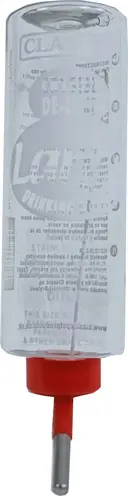 Classic drinkfles konijn 600 ml – plastic met 2 kogels in de tuit