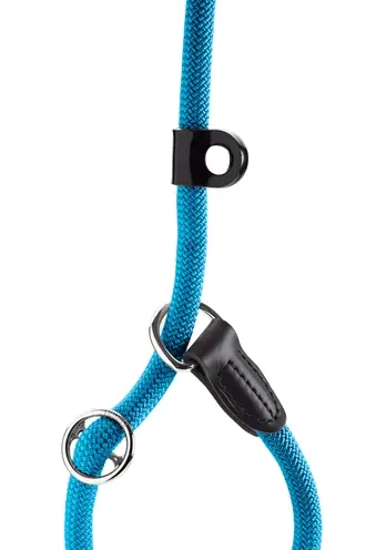 Hunter retrieverlijn Freestyle met stop turquoise 170 x 1 cm - Afbeelding 3