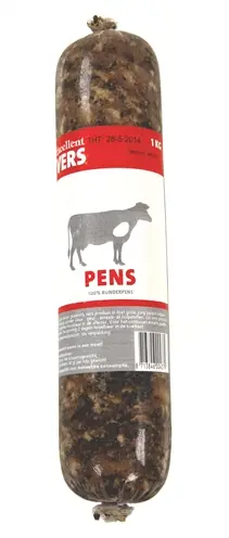 Excellent Vers diepvries hondenvoer pens 1 kg – barfrecept