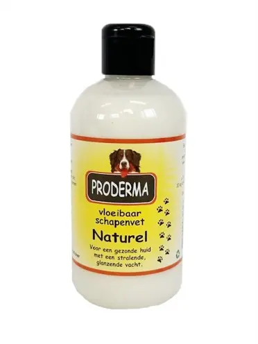 Proderma vloeibaar schapenvet naturel 250 ml – hond en kat
