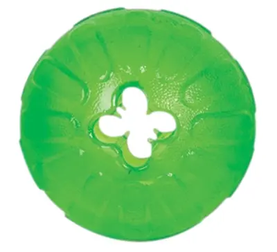 Starmark voerbal Treat Dispensing Chew Ball M/L 9 cm – groen