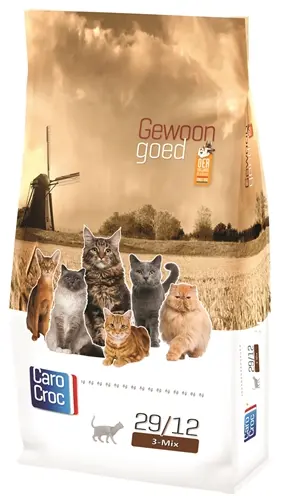 Carocroc kattenvoer 3-Mix 7 kg – kip en rund